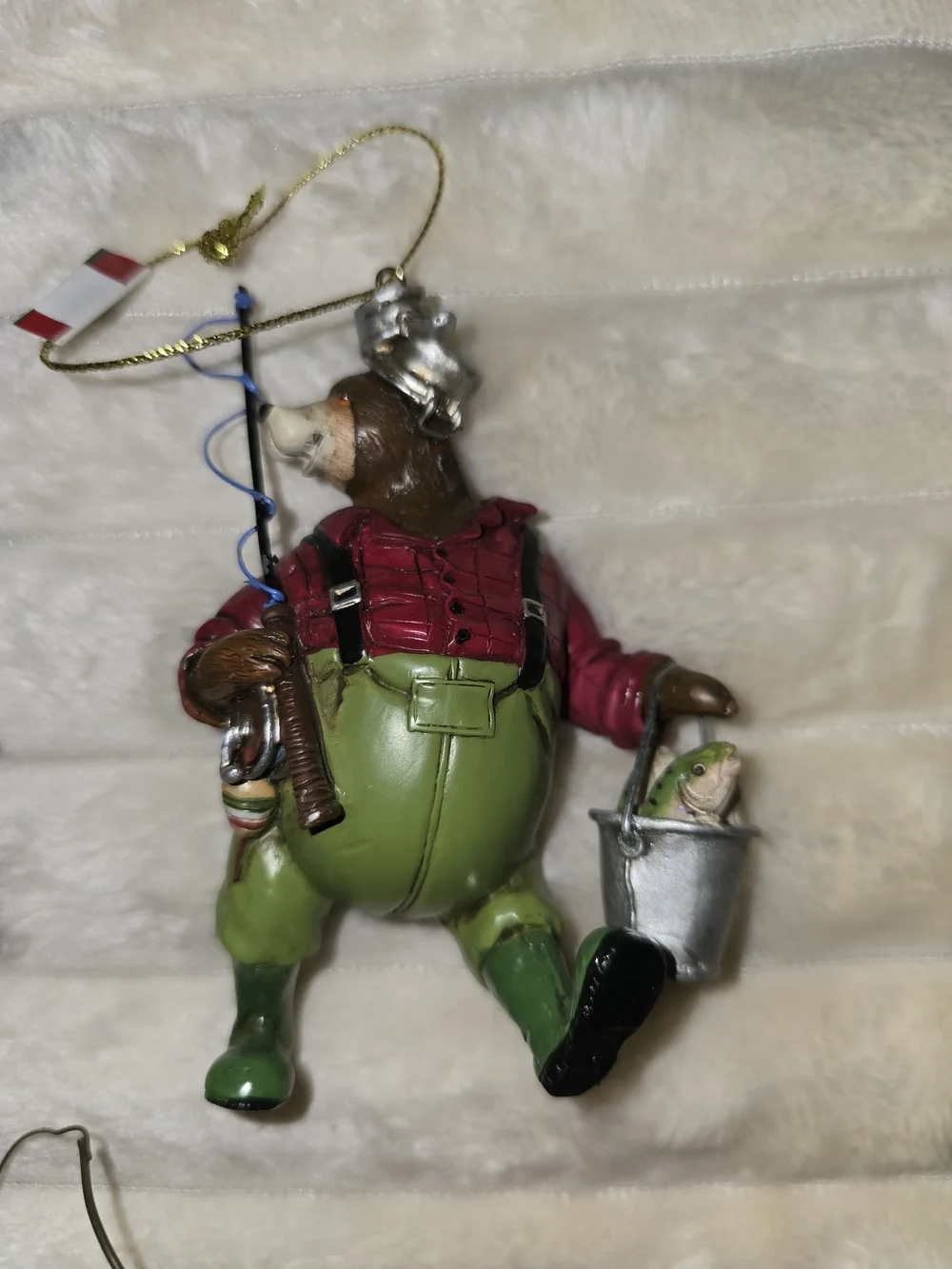 4 country Christmas Ornaments with bears